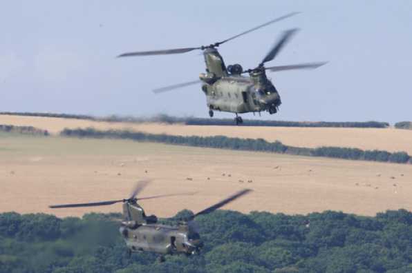 28 July 2022 - 17-26-08
---------------
Two RAF Chinook helicopters over Dartmouth